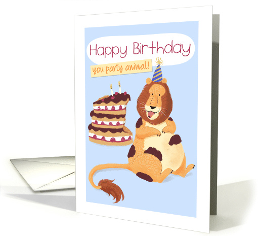 Happy Birthday you party animal! card (1439802)