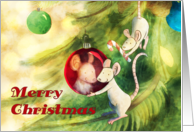 Christmas Mice card