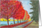 Autumn Trees card