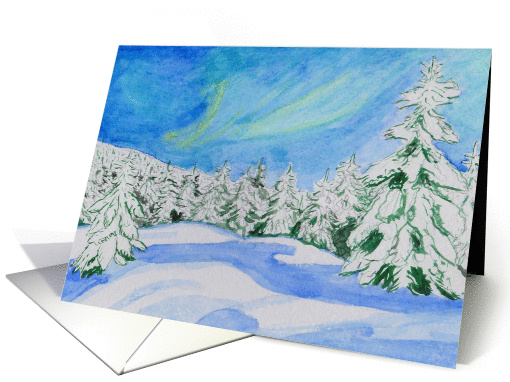 Wintry Night card (1446782)