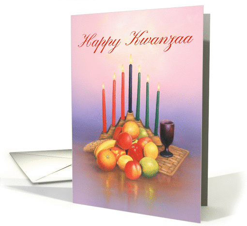 Kwanzaa - Unity, community,culture - purpose card (1450808)