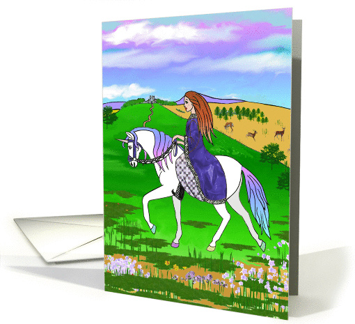 Riding A Unicorn! card (1456642)
