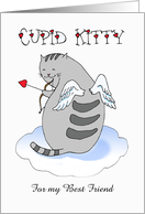 Valentine’s Day - Cupid Kitty card