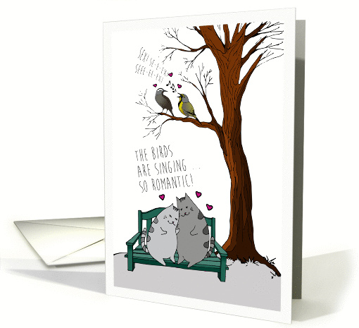 Valentine's Day - Romantic Kitties Funny Adult card (1463834)