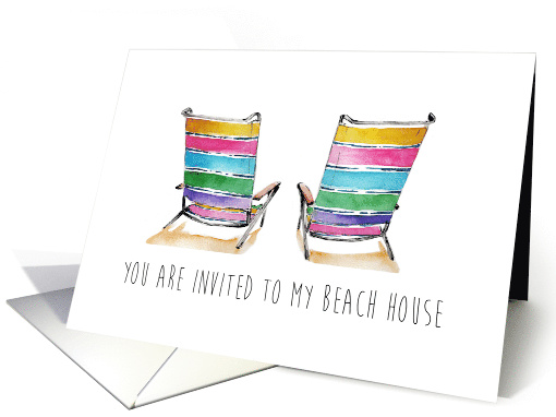 You Are Invited to My Beach House Minimalist Chairs... (1473288)