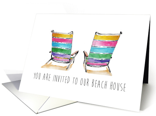 You Are Invited to Our Beach House Minimalist Chairs... (1473290)