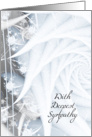 Sympathy, Bereavement, Blank card
