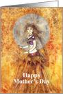Happy Mother’s Day, Belly dancer, Mandala card