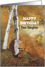 Hedgehog Pointing and Snail Sitting on a Hill, Daughter Birthday card