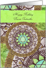 Happy Birthday, Dearest Godmother, Heart Chakra, Meditation card