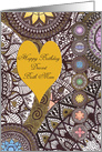 Happy Birthday, Birth Mom, Seven Chakras, Mandala, Meditation card