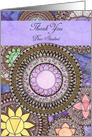 Thank You, Student, Crown Chakra, Meditation, Mandala card