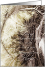 Sympathy, Loss of Congregation Member, Dark to Light Fractal Art card