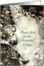 Thank You, For the Eulogy, Pearls and Lace, Soft Lacy Fractal card