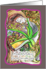 Happy Birthday, Dearest Granddaughter, Aloe Vera, Succulent Plant card
