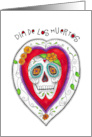 Dia De Los Muertos Day of the Dead Sugar Skull Candy Skull card