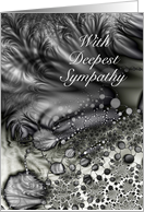 Sympathy, Bereavement, Blank card