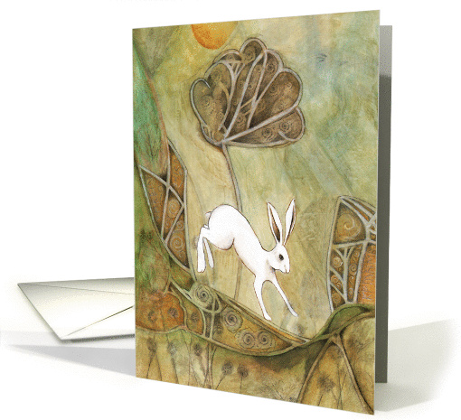 Hare with Standing Stones card (1458974)