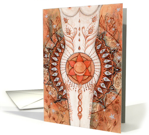 Sacral Chakra Mandala card (1484700)