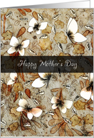 Butterflies and Flowers Happy Mother’s Day card