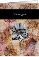 Thank You, Rose, Floral card