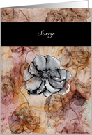 Sorry, Rose, Floral card