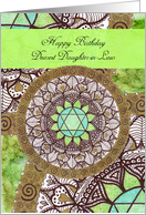 Happy Birthday, Dearest Daughter-in-Law, Heart Chakra, Meditation card