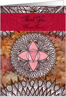 Thank You, Friend, Root Chakra, Meditation, Chakra, Mandala card