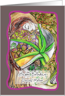 Happy Birthday, Dearest Mother, Aloe Vera, Succulent Art card
