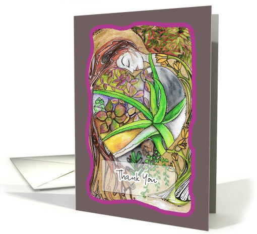 Thank You, Aloe Vera, Succulent Plant card (1634302)