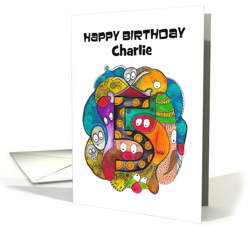 Happy Fifth Birthday Custom Card Pirate inspired... (1648644)