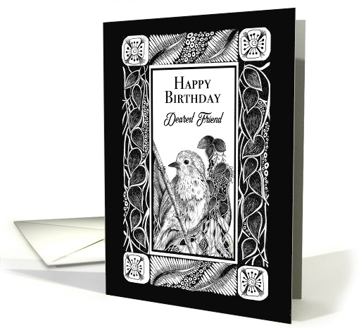 Happy Birthday Dearest Friend Little Robin card (1658306)