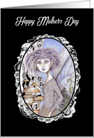 Happy Mother’s Day Gothic Punk Fairy and Mushrooms card