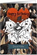 Happy Birthday Dearest Mother Magpie with Jewellery card