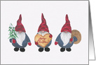 Tomten, Christmas Gnomes, Santa Claus, Father Christmas card