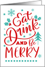 Eat Drink and Be Merry, Christmas card