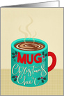 Coffee Mug, Christmas Cheer, Vintage, Retro, Business for Customer card