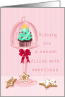 Christmas, Christmas Cup Cake, Christmas Cookies, card