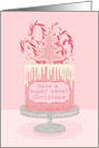 Sweet Christmas, Christmas Cake, Candy Canes, card