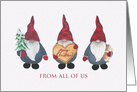Tomten, Christmas Gnome, Santa Claus, Father Christmas, From All of Us card