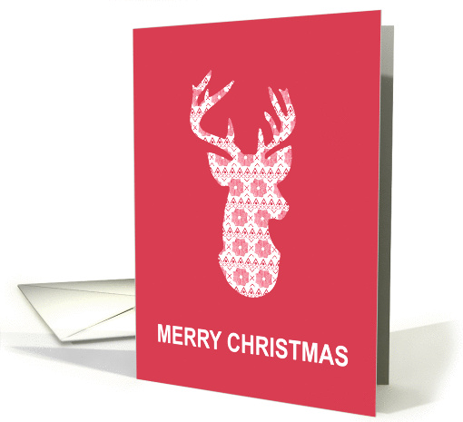 Winter Knit Reindeer card (1457654)