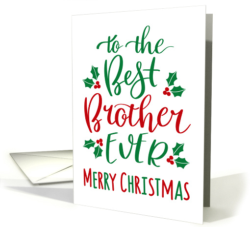 Best Brother Ever, Merry Christmas card (1574714)