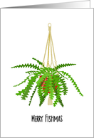 Merry Fishmas, Fishbone Cactus, Cactus, Plant card