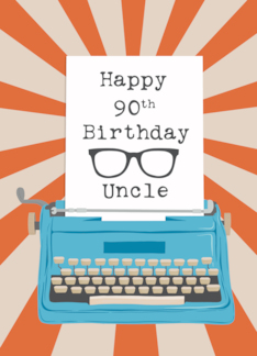 Uncle Happy 90th...