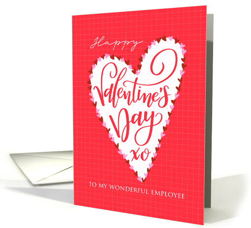 My Employee Happy Valentines Day with Big Heart and Hand... (1670220)