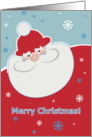 Christmas with Santa Claus card