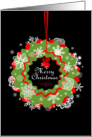 Merry Christmas, Organ Donor, Love & Compassion Wreath card