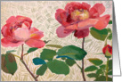 Camellias for Wedding Anniversary card