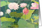 Lotus Flowers for Mother’s Day card