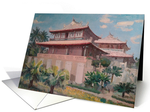 Building of Chikan - Taiwan for Chinese New Year card (1459806)